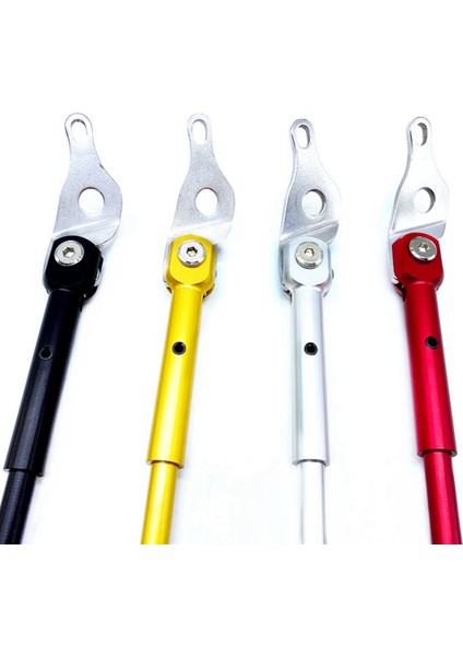 2x Alaşım Bisiklet Kickstand 16 Inç 349 Brompton Pikes Için Park Standı 3sixty Trifold Arka Aks Kick Standı Siyah (Yurt Dışından)