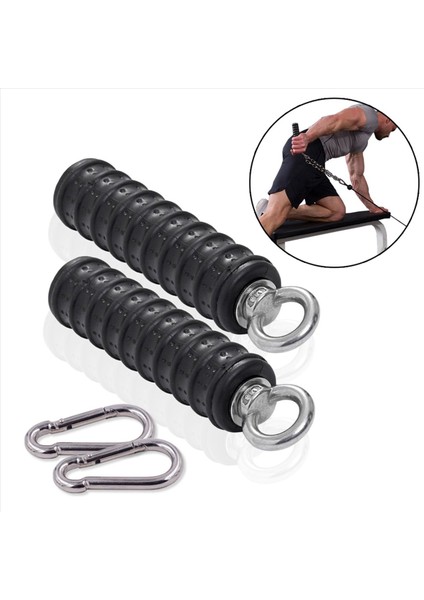 4pcs Tek Gym Tutam Triceps Mukavemeti Ittirin Kablo Makinesi Ek Kolu Fitness Ekipmanları Için El Tutamaklarını Çekin (Yurt Dışından) fiyatları