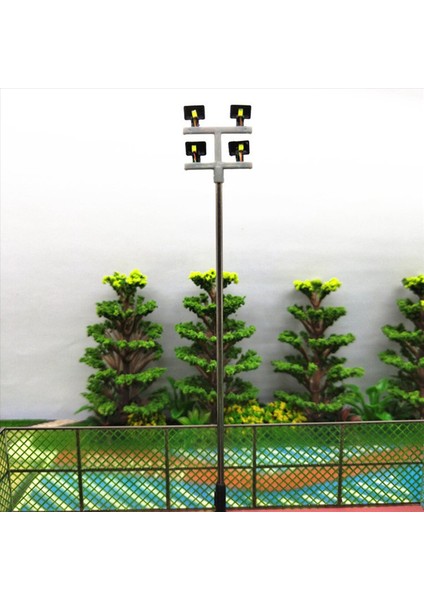 20 Pcs Ho Ölçekli Model Aydınlatma Kulesi Kule Işıkları Model Işıkları Düzen Tren/bahçe/oyun Alanı/stadyum Için (Yurt Dışından) fiyatları