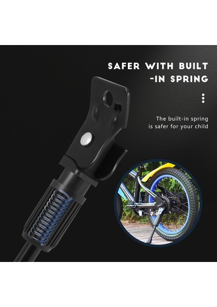 Çocuk Bisiklet Kickstand Çocuk Bisiklet Tek Yan Kick Stand Arka Montaj Bisikletleri 20 Inç Çocuk Bisikleti Için Rafları Destek (Yurt Dışından) indirimleri