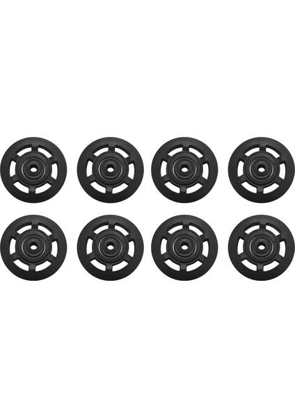 8pcs 95MM Evrensel Yatak Kasnak Çarkı Kablosu Fitness Ekipmanları Aksesuarlar Spor Salonu Ekipmanı Parça Aşın Yalıtımlı Araç (Yurt Dışından)