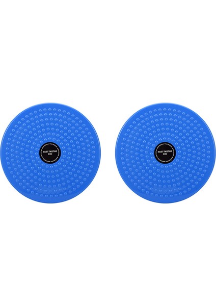 2x Fitness Bel Bükümlü Disk Dengesi Board Vücut Binası Mavi (Yurt Dışından)
