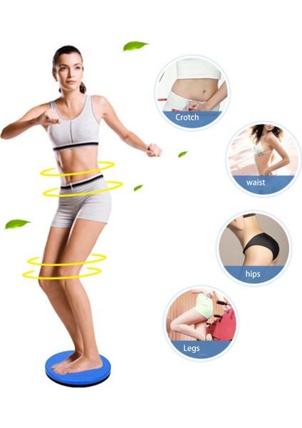 2x Fitness Bel Bükümlü Disk Dengesi Board Vücut Binası Mavi (Yurt Dışından) modelleri