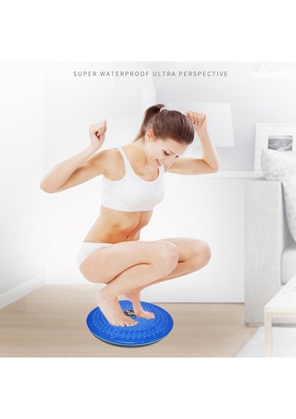2x Fitness Bel Bükümlü Disk Dengesi Board Vücut Binası Mavi (Yurt Dışından) fırsatları