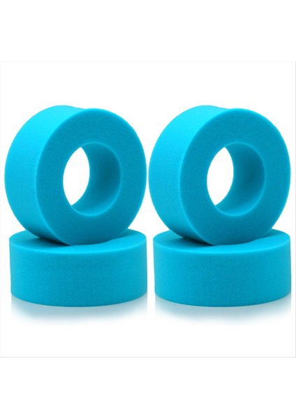 4pcs Rc Çift Aşamalı Daha Yumuşak Köpük 100-110MM Uyum 1 9 Inç Tekerlek Lastikleri Rc Paletli Eksenel SCX10 90046 Trx4 Mavi (Yurt Dışından)