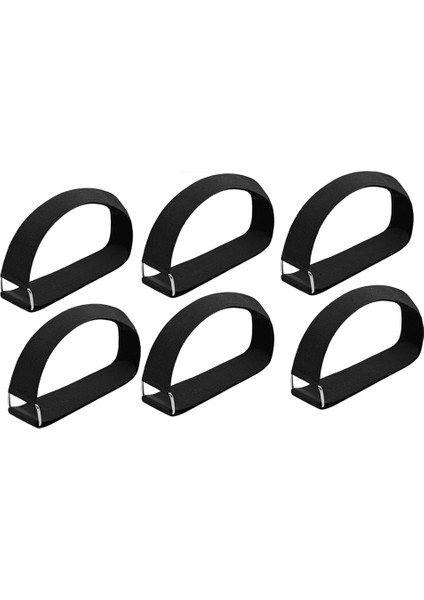 6pcs Elipse Bacak Egzersiz Makinesi Için Ayarlanabilir Pedal Kayışları Masa Bacak Eğitimi Alıştırıcısı Altında Ayak Pedalı Kayışı (Yurt Dışından)