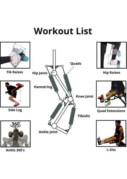 1 Adet Eğitim Kalçası ve Uyluk Kaslarını Eğitmek Için Kuşak ve Shin Shin Eğitimini Rahatlatabilir Kuşak (Yurt Dışından) indirimleri