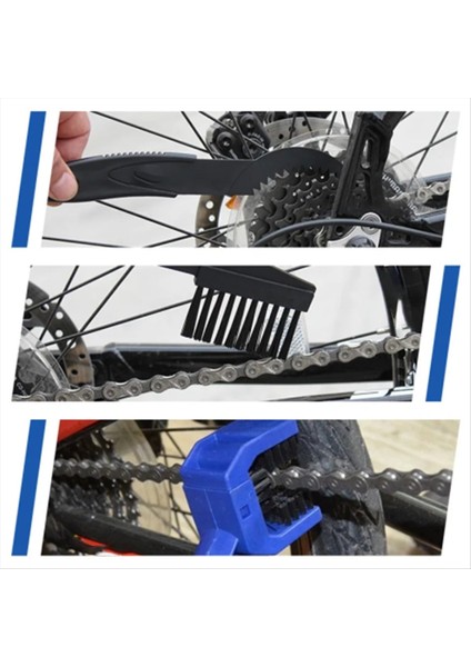Mavi Motosiklet ve Bisiklet Zinciri Fırçaları Bisiklet Temizleme Zinciri Fırçaları (Yurt Dışından) modelleri