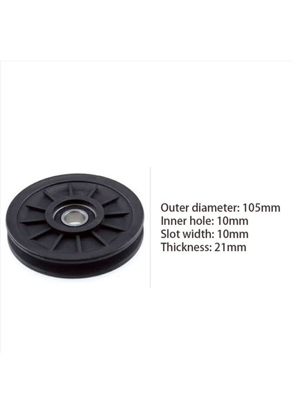 12 Pcs Evrensel 105MM Çapı Aşınma Yatak Yatak Kasnak Tekerlek Kablosu Spor Salonu Fitness Ekipmanı Parça (Yurt Dışından) fiyatları