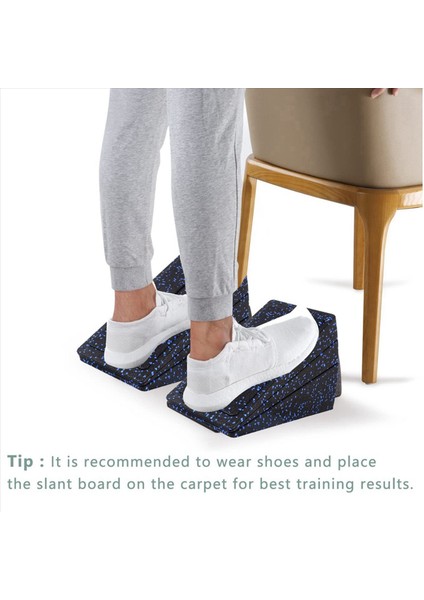 6 Adet Bacak Sedye Çember Köpüğü Eğim Tahtası Squats Calf Için Blok Yoga Ekipmanı (Yurt Dışından) indirimleri