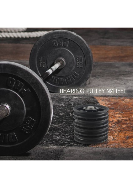 4 Adet Evrensel 105MM Çapında Aşınma Geçirmez Yatak Kasnağı Tekerlek Kablosu Spor Salonu Fitness Ekipmanı Parça (Yurt Dışından) modelleri