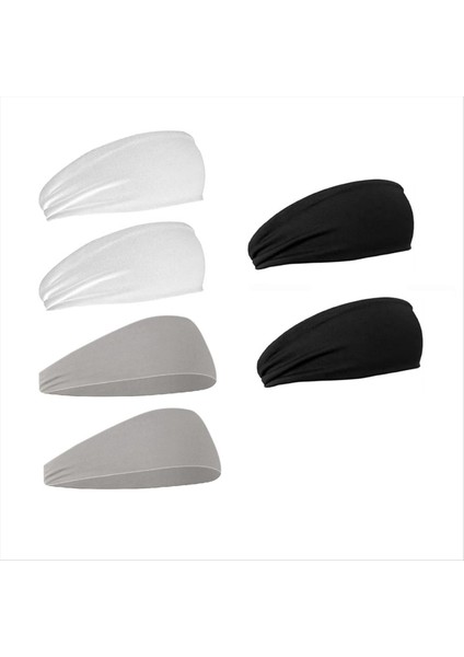 6 Paket Spor Kafa Bandı Erkekler Için Ter Bantları Spor Ter Bantları Erkek Egzersiz Bisiklet Sürüyor Ince Fitness Spor Salonu Yoga (Yurt Dışından) fiyatları