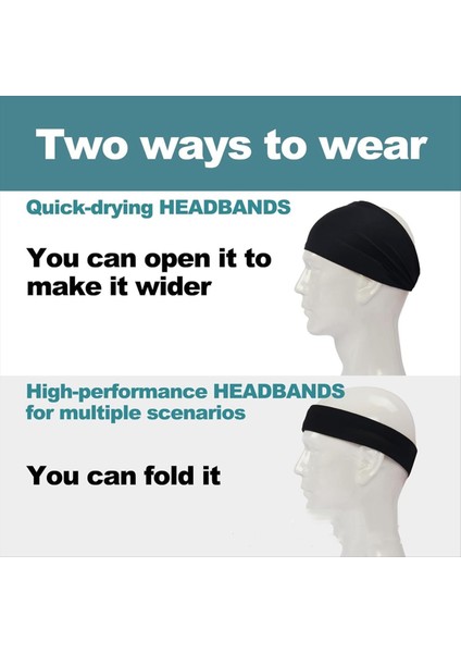 6 Paket Spor Kafa Bandı Erkekler Için Ter Bantları Spor Ter Bantları Erkek Egzersiz Bisiklet Sürüyor Ince Fitness Spor Salonu Yoga (Yurt Dışından) indirimleri