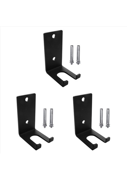 3x Barbell Raf Duvar Montaj Ağır Dereceli Barbell Tutucu Depolama Rafı Barbell Tutucu Ev Ticari Garaj Spor Salonu (Yurt Dışından)