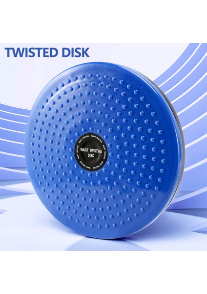 Fitness Bel Bükümlü Disk Denge Tahtası Vücut Binası Spor Manyetik Masaj Plakası Salgası Bel Twist Disk Mavi (Yurt Dışından) fiyatları