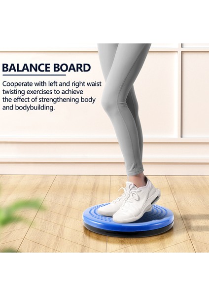Fitness Bel Bükümlü Disk Denge Tahtası Vücut Binası Spor Manyetik Masaj Plakası Salgası Bel Twist Disk Mavi (Yurt Dışından) indirimleri