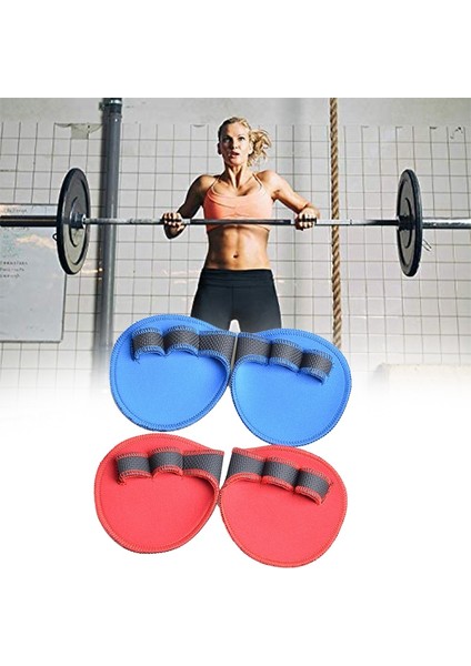 Spor Salonu Ağırlık Kaldırma Kıyafetleri Pad Anti Skid Dumbbell Halatları Erkekler Için Kadınlar Çeken Ups Halter Fitness Mavi (Yurt Dışından) fiyatları