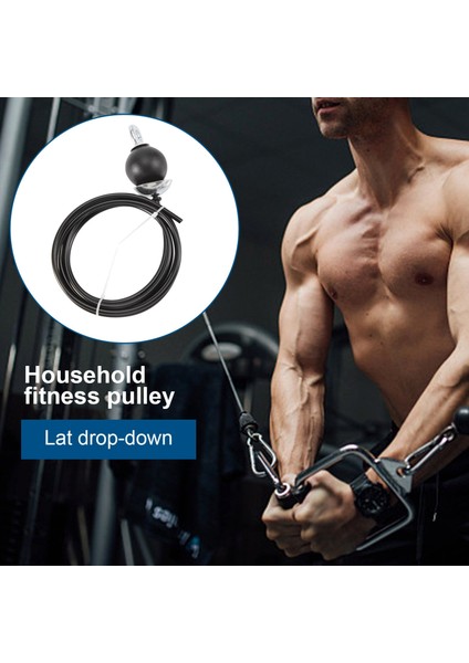 Ana Sayfa Gym Fitness Kasnak Kablo Uzunluğu Ayarlanabilir Ağır Hizmet Çelik Tel Halat 2m (Yurt Dışından) modelleri