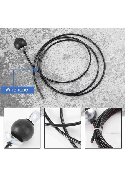 Ana Sayfa Gym Fitness Kasnak Kablo Uzunluğu Ayarlanabilir Ağır Hizmet Çelik Tel Halat 2m (Yurt Dışından) fırsatları