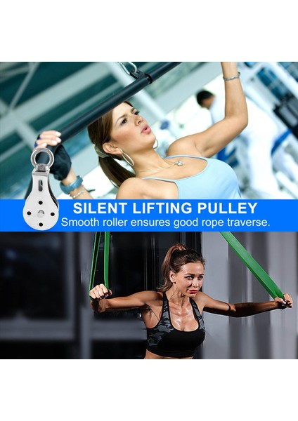 300KG Yatak Kasnak Kaldırma Sessiz Tekerlek Spor Salonu U Antrenman Ekipmanları Için Kablo Makinesi Için Ağır Hizmet Kasnak Tekerleği (Yurt Dışından) indirimleri