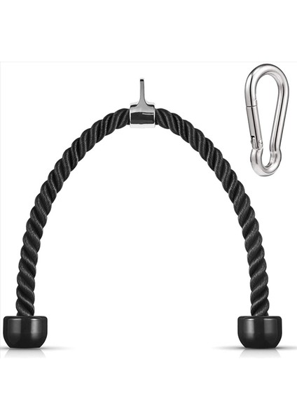 2x Tricep Halat Aşağı 36 Inç Snap Hook Fitness Bağlama Kablosu Makinesi Pulldown Halat Ev Gym Için (Yurt Dışından) fırsatları