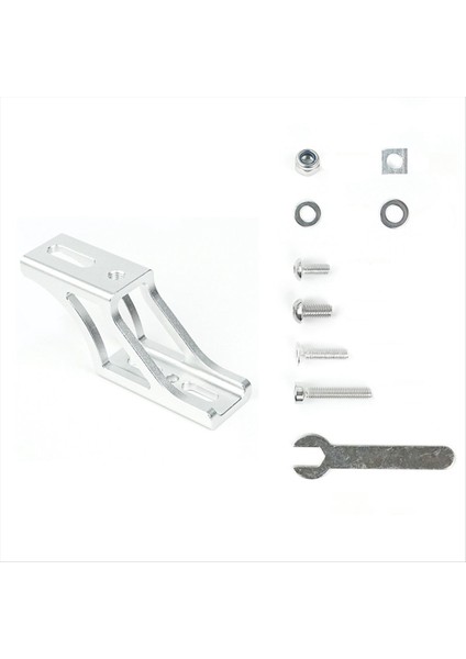 Brompton Dahon Için Katlanır Bisiklet Domuz Burun Işık Dönüştürücü Yükseltilmiş Montaj Adaptör Torbası Raf Gümüş (Yurt Dışından)