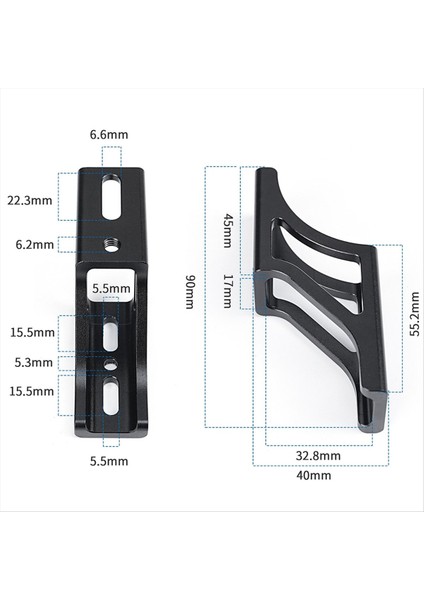 Brompton Dahon Için Katlanır Bisiklet Domuz Burun Işık Dönüştürücü Yükseltilmiş Montaj Adaptör Torbası Raf Gümüş (Yurt Dışından) fırsatları