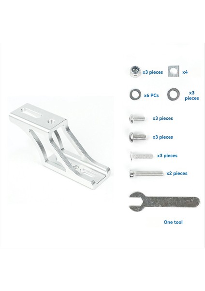 Brompton Dahon Için Katlanır Bisiklet Domuz Burun Işık Dönüştürücü Yükseltilmiş Montaj Adaptör Torbası Raf Gümüş (Yurt Dışından) indirimleri