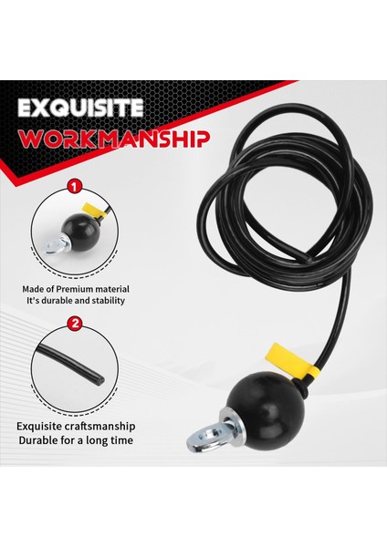 2metre Spor Salonu Ayarlanabilir Kablo Teli Halat Ağır Dereceli Yedek Parçalar Evde Spor Salonu Fitness Kablosu (Yurt Dışından) indirimleri