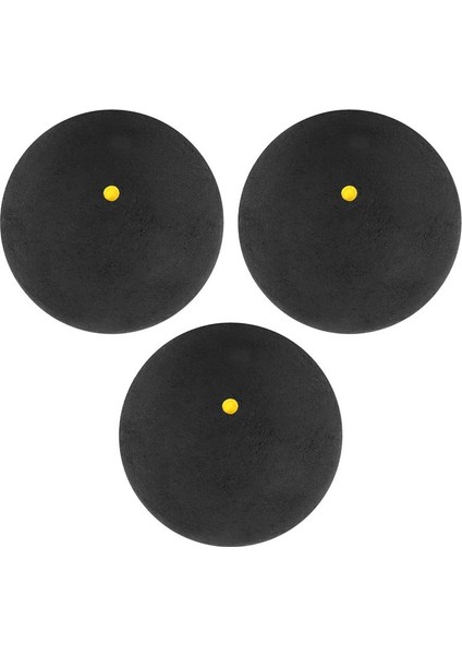 3pcs Squash Topu Tek Noktalı Düşük Hızlı Spor Kauçuk Toplar Profesyonel Oyuncu Rekabet Squash (Yurt Dışından) fırsatları