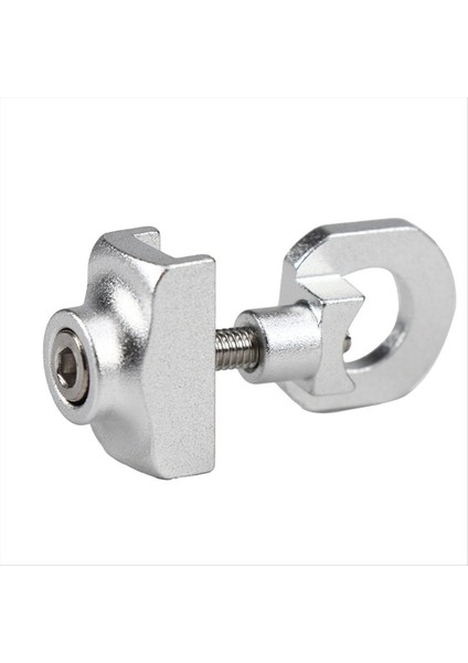 Katlanır Bisiklet Zinciri Sıkıcı Için Alüminyum Alaşım Zincir Regülatörü Katlanır Bisiklet Fermuarı Için Uygundur Gümüş (Yurt Dışından)