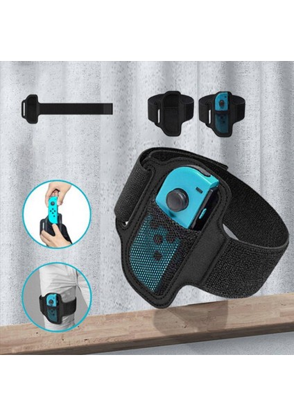 Switch Bacak Kayışları Için 2x Yüzük Fit Macera Bacak Ayarlanabilir Elastik Spor Kayışları Nintendo Switch Için Macera (Yurt Dışından) indirimleri