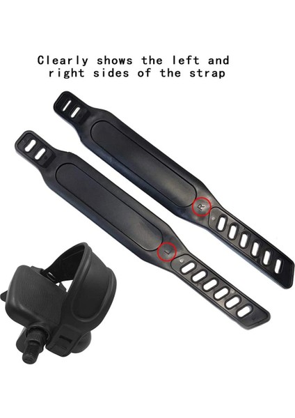 8 Adet Egzersiz Bisiklet Pedal Kayışları Ayarlanabilir Pedal Kayışları Ayak Pedal Kayışları Döner Egzersiz Bisikleti Ev Veya Spor Salonu (Yurt Dışından) indirimleri