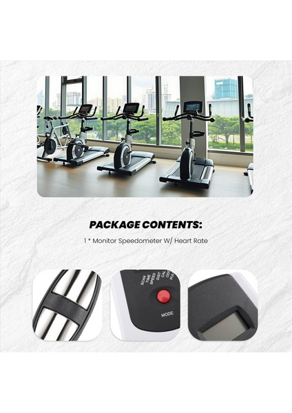 Fitness Sabit Bisikletler Manyetik Bisiklet Için Kalp Atış Hızı ile Hız Gösterimi Monitör (Yurt Dışından) indirimleri