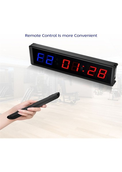 1 5 Inç 6 Basamaklı Spor Zamanlayıcı LED Aralık Zamanlayıcı Dijital Geri Sayım Duvara Monte Saat Fitness Zamanlayıcı Ev Salonu Ab Fişi (Yurt Dışından) indirimleri