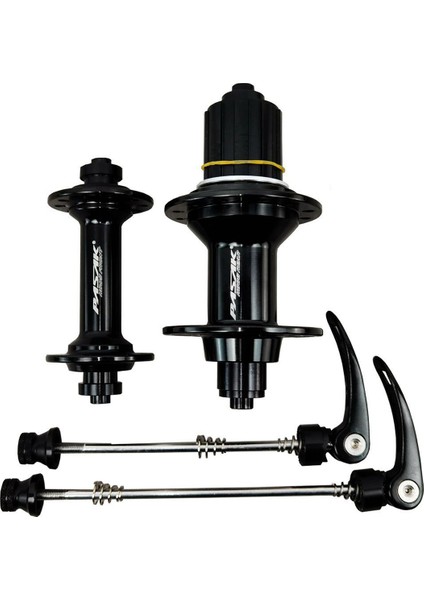 Pasak Yolu Bisiklet Hub Alüminyum Alaşım 4 Mühürlü Rulman Hub 5 Pawls Yol Yarışı Bisiklet Bisiklet Hub 11 12 Hız Siyah (Yurt Dışından)