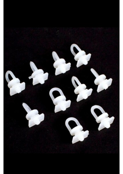 Perde ruleti korniş stopu vidalı perde düğmesi Perde Durdurucu (20 adet)