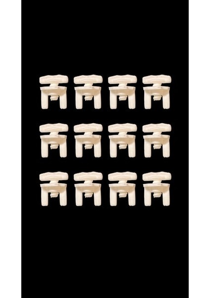 Perde ruleti korniş stopu vidalı perde düğmesi Perde Durdurucu (20 adet)