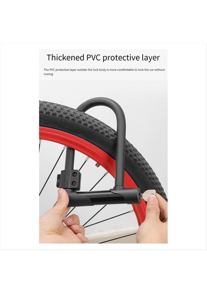 Basit Taşınabilir Bisiklet U Şeklinde Kilit Anti-Hırsızlık Anti-Hidrolik Kesme Dağ Bisiklet Binicilik Ekipmanları Bisiklet Kilidi (Yurt Dışından) fiyatları