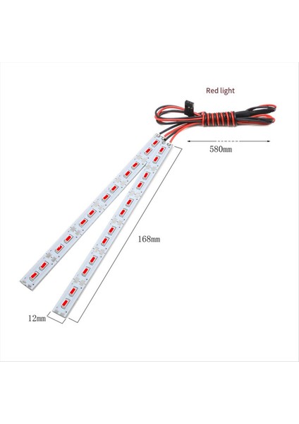1/10 1/8 Rc Araç Modeli Hsp 94123 6V 12V Mavi Için Rc Araç Işık Şasi 24 LED Işık Şeridi Alüminyum Alaşım (Yurt Dışından) fiyatları