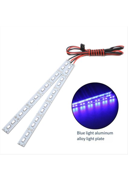 1/10 1/8 Rc Araç Modeli Hsp 94123 6V 12V Mavi Için Rc Araç Işık Şasi 24 LED Işık Şeridi Alüminyum Alaşım (Yurt Dışından) indirimleri