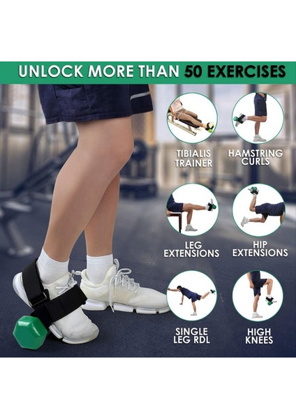 Bacak Egzersizi ve Eğitimi Için Aptal Ayak Bağlanma Ayak Bileği Kayışları (Yurt Dışından) fiyatları