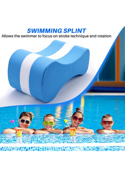 Köpük Çekme Şamandıra Eva Tekme Bacaklar Tahtası Çocuklar Yetişkinler Havuz Yüzme Eğitimi-Mavi+Beyaz (Yurt Dışından) fırsatları
