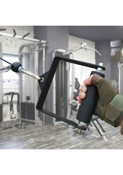 Spor Salonu Lat Down Down Down Kablo Makinesi Tutucu Bağlanma Fitness Kol Güreş Egzersiz Deadlift D Şekil El Kavrama-6cm (Yurt Dışından) indirimleri