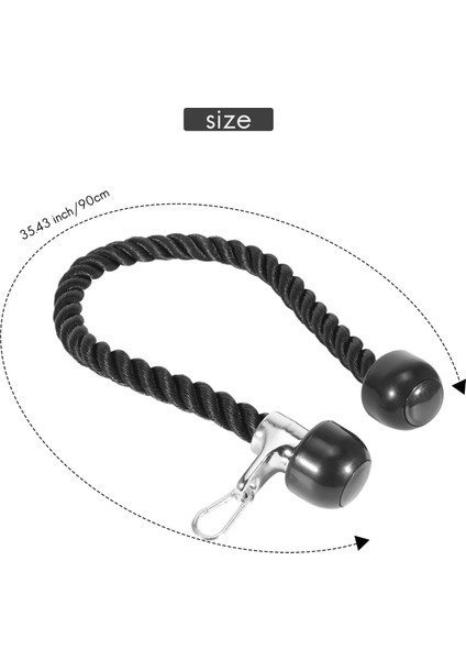 Ağır Hizmet Tipi Tricep Ipi Aşağı 3 36 Inç ile Snap Kanca Fitness Bağlantı Kablosu Makinesi Pulldown Ip Ev Spor Salonu (Yurt Dışından) indirimleri