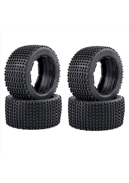 2x Off-Road Arka Lastikler 1/5 Hpi Rofun Baha Rovan Km Baja 5b Kamyon Yedek Oyuncak Parçaları (Yurt Dışından)