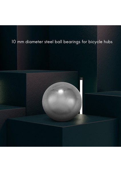 Bisiklet Göbekleri Için 50 Adet 10MM Çapında Çelik Bilyalı Rulmanlar (Yurt Dışından) modelleri