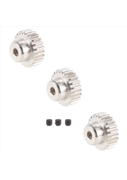 3pcs 3 175MM Mil Metal Pinyon Motor Dişli 32DP 48DP 64DP M0 6 M0 8 1/10 1/8 Rc Car 3650 3660 24T (Yurt Dışından) fiyatları