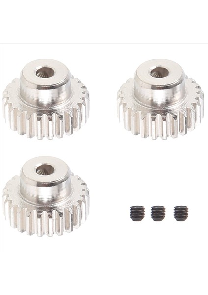 3pcs 3 175MM Mil Metal Pinyon Motor Dişli 32DP 48DP 64DP M0 6 M0 8 1/10 1/8 Rc Car 3650 3660 24T (Yurt Dışından) modelleri