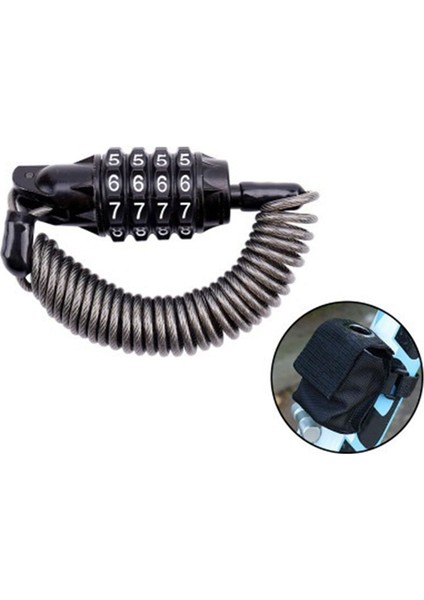 Bisiklet Motosiklet Anti-Hırsızlık Kombinasyonu Kilit Bisiklet Dağ Bisikleti Kilit Binicilik Ekipmanları (Yurt Dışından) modelleri